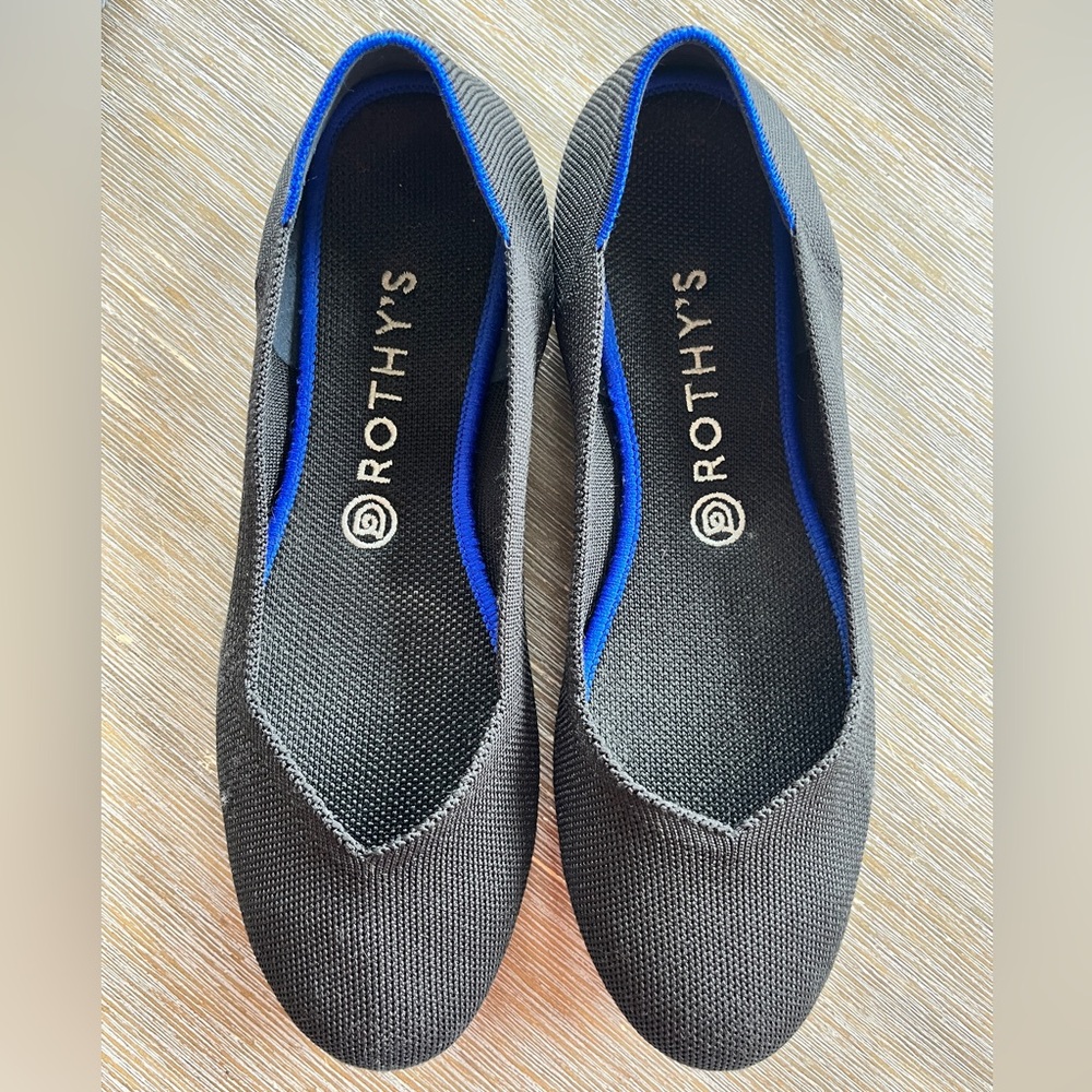 Rothy's Black Slip-Ons